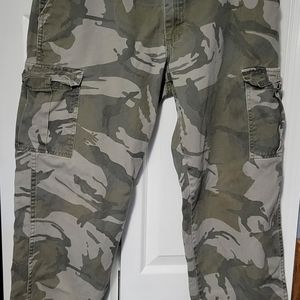 Mens Camo Cargo Pants